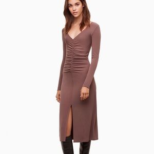 ARITZIA Black Wilfred Aveyron Dress